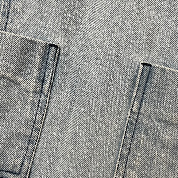 Wynken Blue  Denim Jumper Dress Girls Size 4 Jean 100% Cotton - Picture 4 of 6